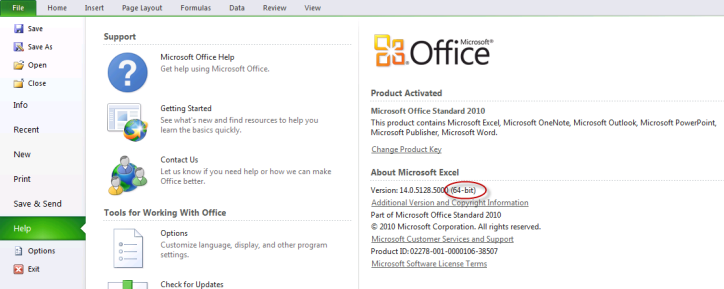 how to install office 2010 64 bit