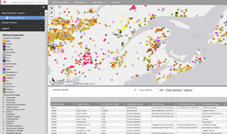 Interactive Mining Maps: Map2
